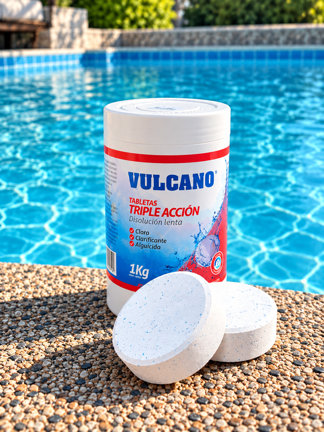 Cloro Vulcano Triple Acción 1kg