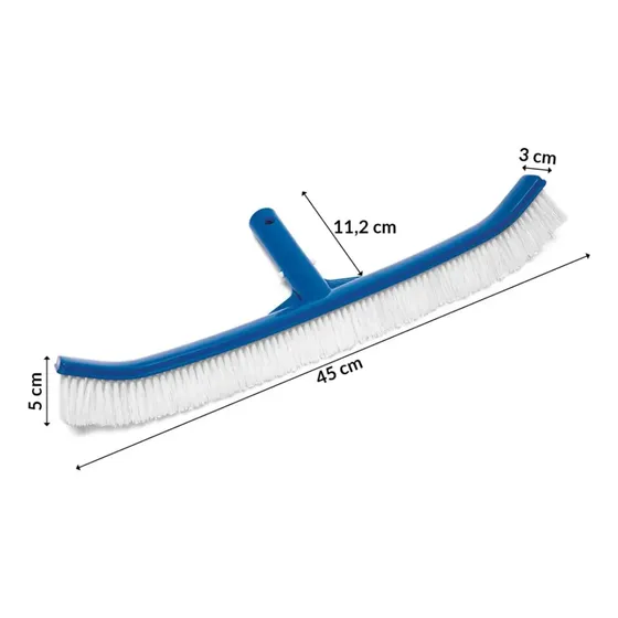Cepillo Con Cerdas Plasticas Piscina Vulcano 45cm
