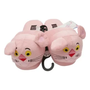 Pantuflas Pantera Rosa de Peluche para Niños