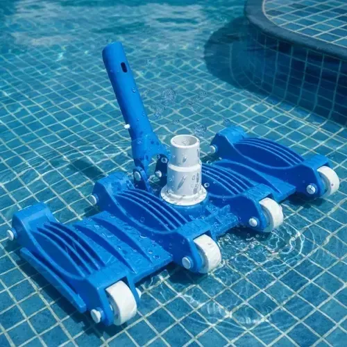 Barrefondo limpiafondo Vulcano pesado de 8 ruedas para piscina
