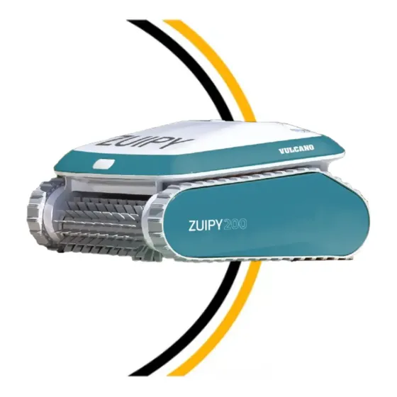 Robot Barrefondo Automatico Pileta Zuipy 200 Vulcano Piscina Verde Claro