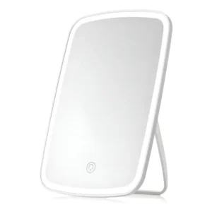 Espejo de Maquillaje LED con Pantalla Táctil Recargable