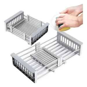 Secaplatos Extensible De Acero Inoxidable Para Lavaplatos
