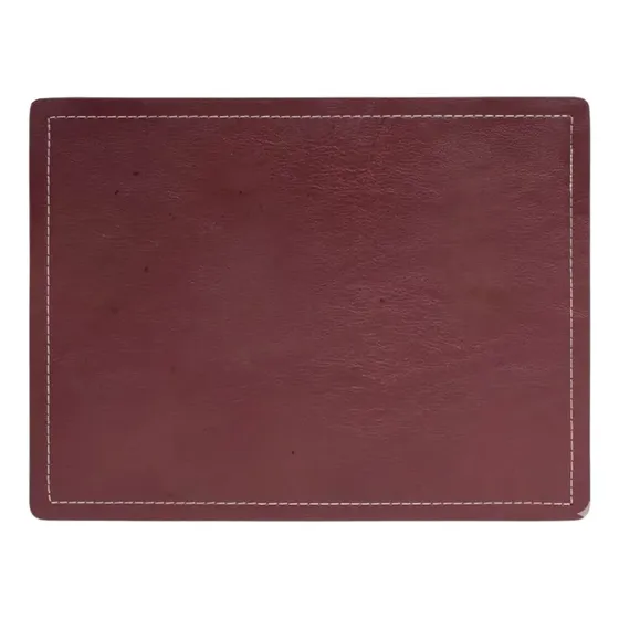 Set De 6 Individuales Clasic Color Burdeo 30x40cm
