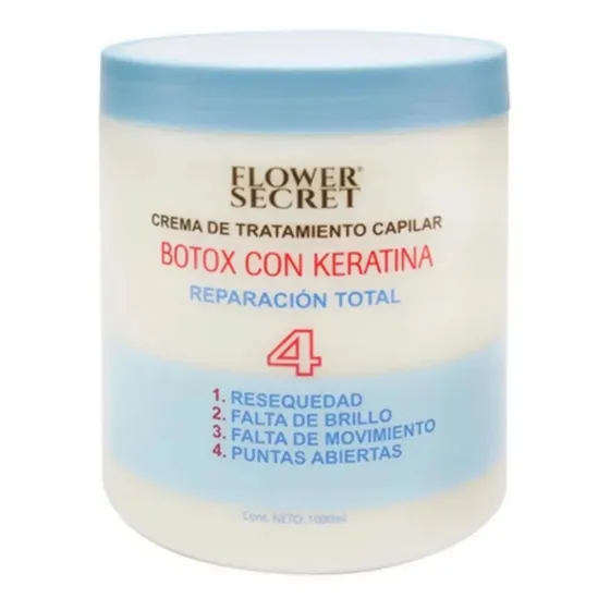 Crema de Reparación Profunda Flower Secret Botox Capilar Total 4 1000 ml