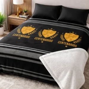 Frazada Polar Sherpa Colo-colo Centenario 2 Plazas 200x200