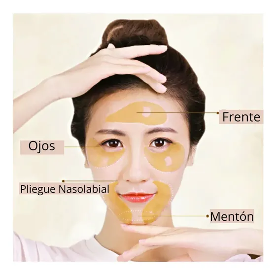 Pack de 10 Pares de Máscaras para Ojeras Flower Secret