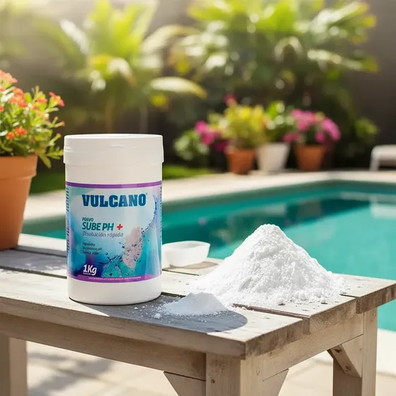 Sube Ph En Polvo Para Piscina 1 Kilo Vulcano