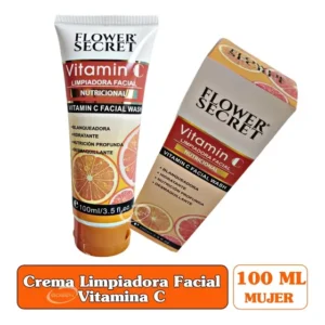 Crema Limpiadora Facial Blanqueadora Con Vitamina C - 100ml Momento De Aplicación Día/noche