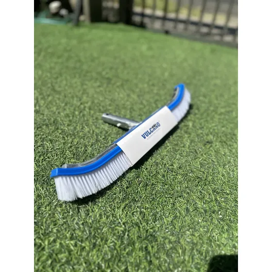 Cepillo De Aluminio Limpia Piscina Marca Vulcano