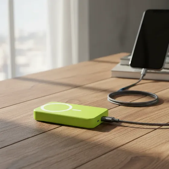 Cargador Genérico Sl-h54 Con Cable Usb-c Rápido Color Verde