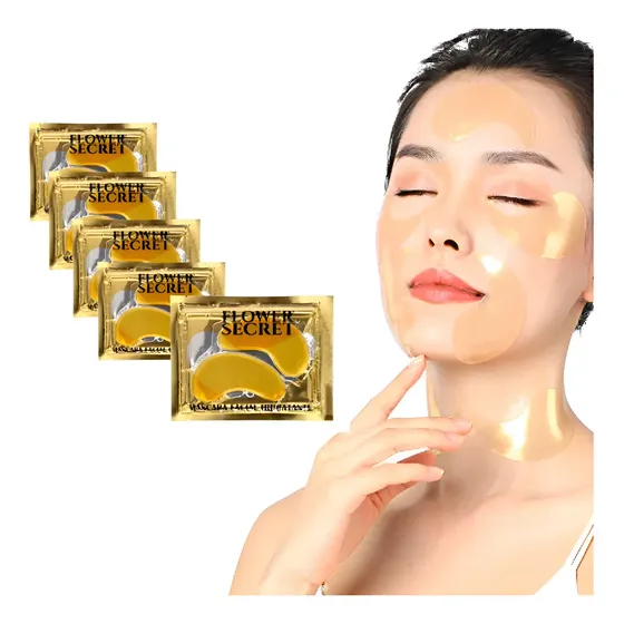 Pack de 10 Pares de Máscaras para Ojeras Flower Secret