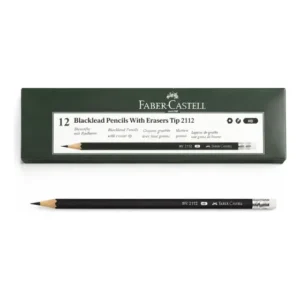 Lápices Grafito Hb Faber-castell Con Goma 12 Unidades