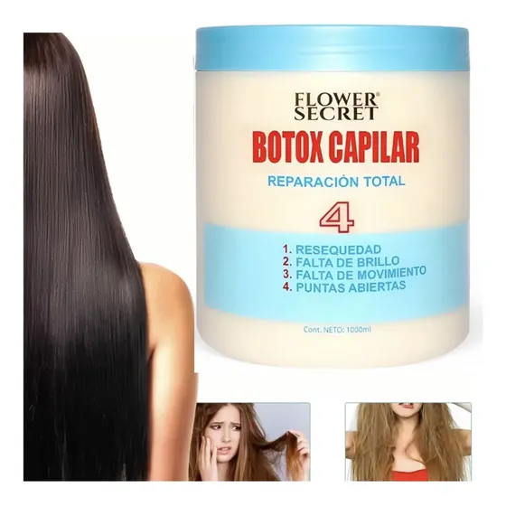 Crema de Reparación Profunda Flower Secret Botox Capilar Total 4 1000 ml