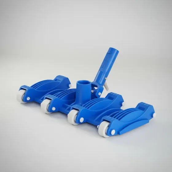 Barrefondo limpiafondo Vulcano pesado de 8 ruedas para piscina
