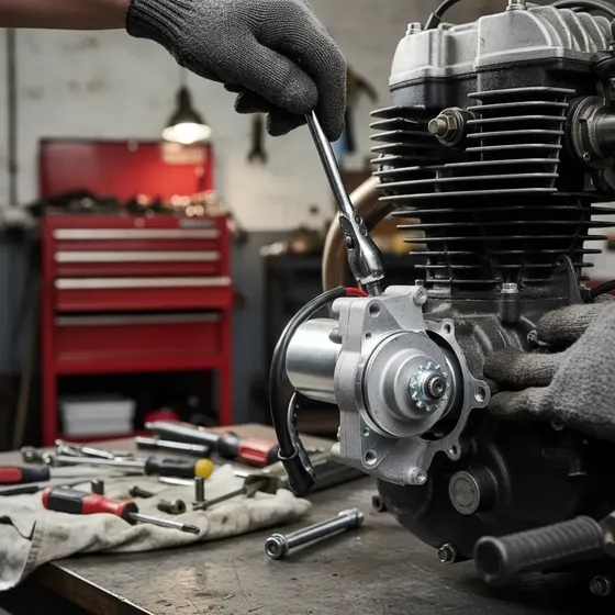 Motor De Arranque De 3 Pernos Para Moto