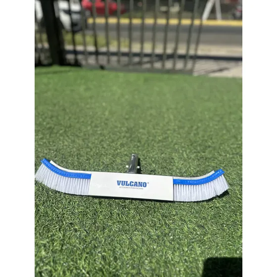 Cepillo De Aluminio Limpia Piscina Marca Vulcano