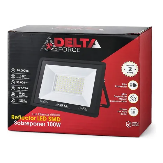 Reflector Genérico Delta 100w Luz Potente Exterior