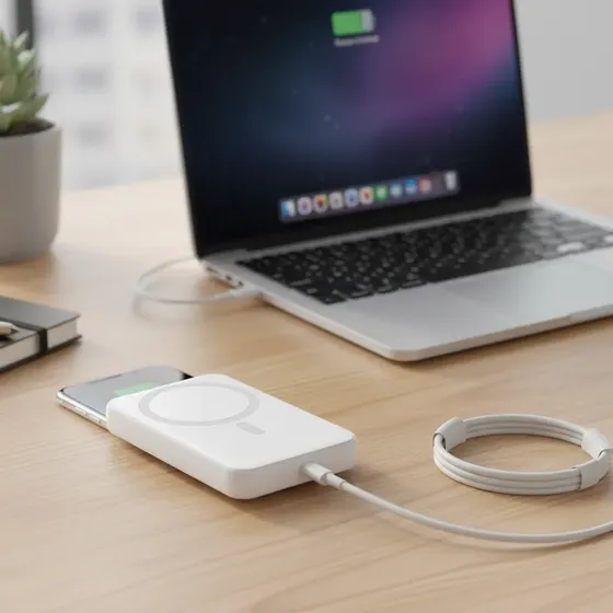 Cargador Genérico Sl-h54 Con Cable Usb-c Rápido Color Blanco