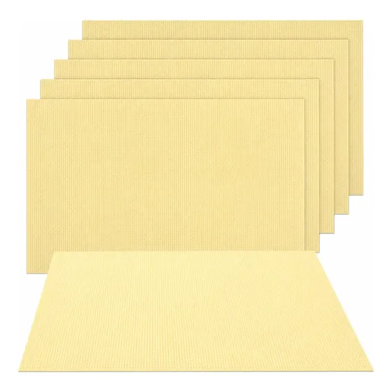 Set Pack 6 Unidades Individuales Mesa Lavables Texturizados