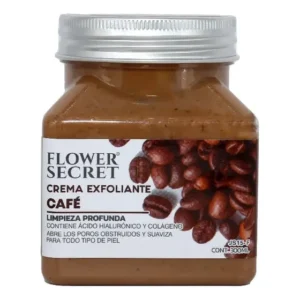 Exfoliante Corporal Flower Secret con Fragancia a Café 300 ml