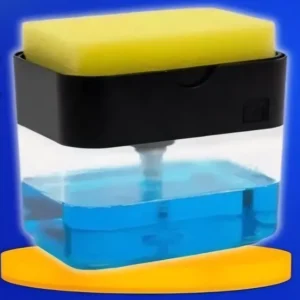 Dispensador De Jabón Con Porta Esponja Para Cocina