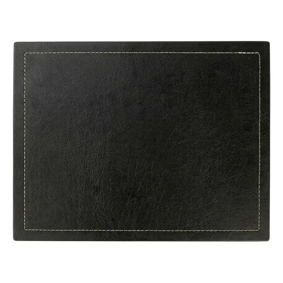 Set De 6 Individuales Clasic Color Negro 30x40cm