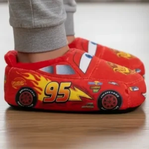 Pantuflas Rayo McQueen de Peluche para Niños