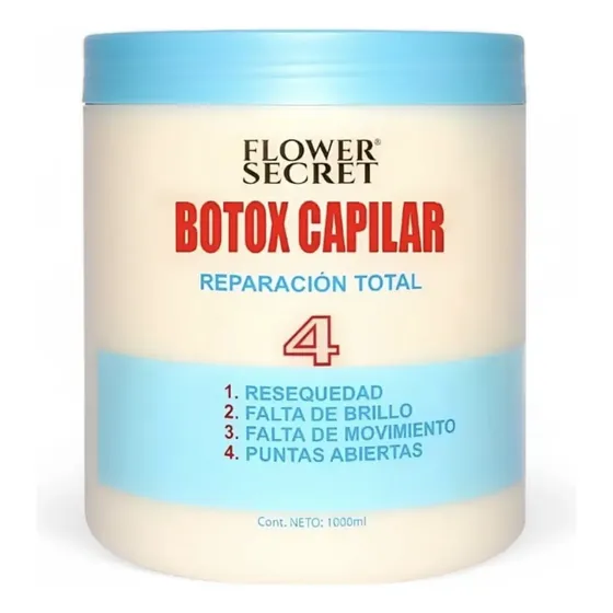 Crema de Reparación Profunda Flower Secret Botox Capilar Total 4 1000 ml