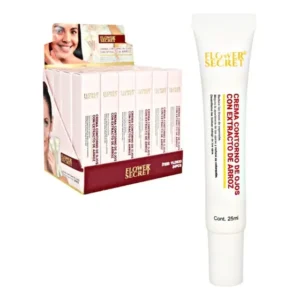 Contorno de Ojos Hidratante Extracto de Arroz Flower Secret 25ml Día Noche