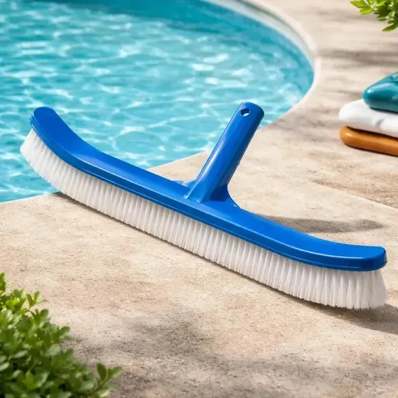 Cepillo Con Cerdas Plasticas Piscina Vulcano 45cm
