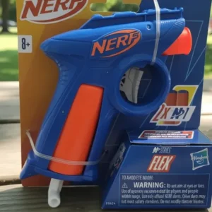 Pistola Nerf Alpha Strike Flex Lx-1 Azul Con Dardos