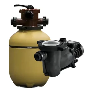 Bomba Autocebante 1/3 Hp 0.33hp Y Filtro Vc-10 Hasta 20000 Litros Kit De Filtracion Vulcano Para Piletas