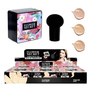 Bb Cream Base De Maquillaje De Alta Duración Y Cobertura Tono oscuro 03