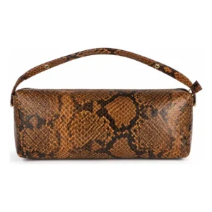 Cartera Baguette Isadora Animal Print Caramelo