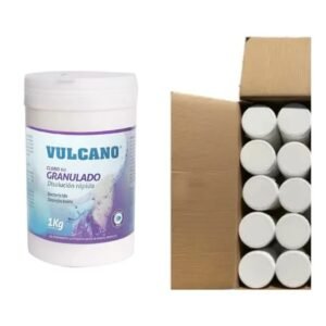 Pack 10 cloro granulado Vulcano 1 kg